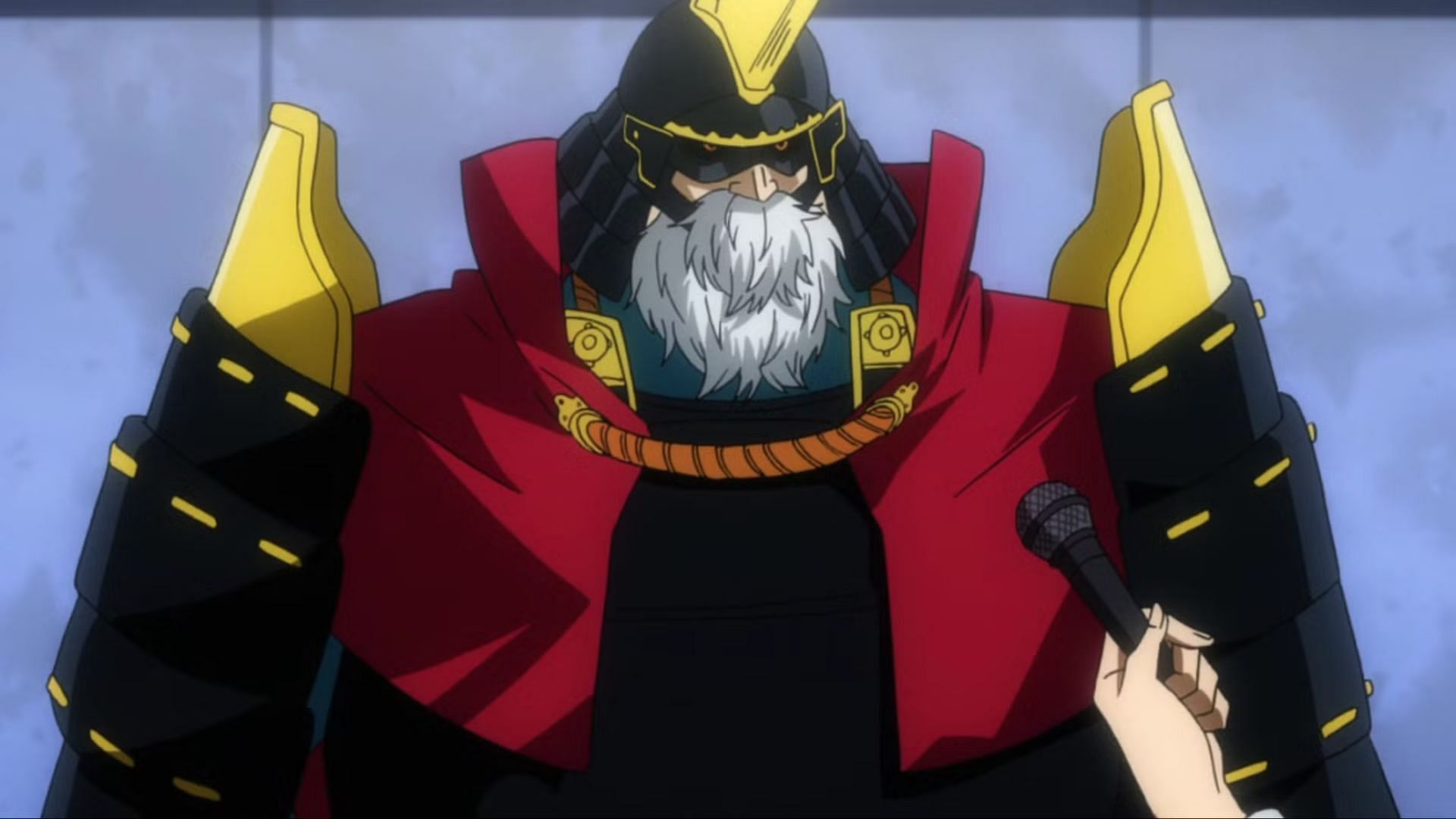 Yoroi Musha as seen in the My Hero Academia anime (Image via BONES)